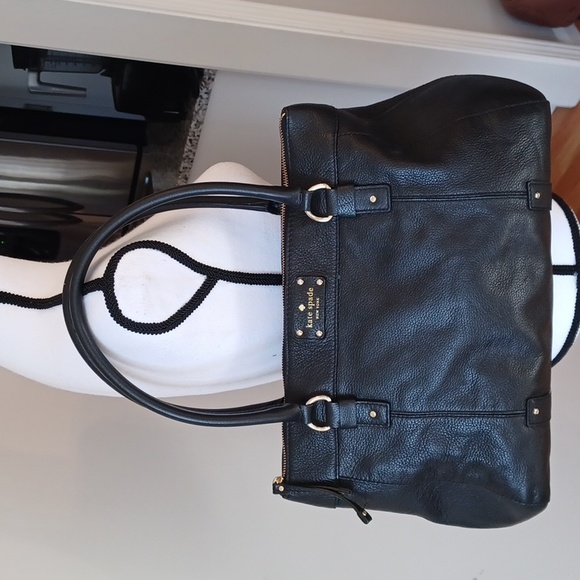 Kate Spade Berkshire Road Teegan Large Black Leather Shoulder Bag/ Satchel - Picture 6 of 16